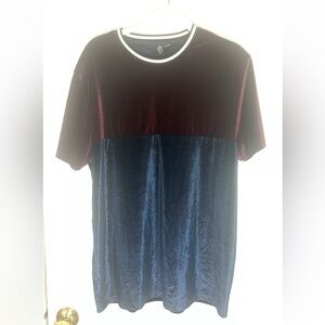ASOS Red and Blue Short Sleeve Tee